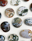 8TH VEIN OCEAN JASPER PALM STONE (1st QUALITY) - 8th vein, Black Friday sale, emotional support, ocean jasper, palm stone, palmstone, tucson update - The Mineral Maven