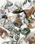 8TH VEIN OCEAN JASPER TUMBLE (1st QUALITY) - 8th vein, Black Friday sale, emotional support, ocean jasper, pocket crystal, pocket stone, tucson update, tumble - The Mineral Maven