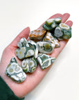 8TH VEIN OCEAN JASPER TUMBLE (EXTRA GRADE) - 8th vein, Black Friday sale, emotional support, end of year sale, ocean jasper, pocket crystal, pocket stone, tumble - The Mineral Maven