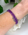 AMETHYST 4mm - HANDMADE CRYSTAL BRACELET