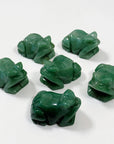GREEN AVENTURINE FROG