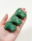GREEN AVENTURINE FROG