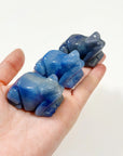 BLUE AVENTURINE FROG