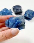 BLUE AVENTURINE FROG