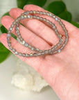 LABRADORITE 4mm - HANDMADE CRYSTAL BRACELET