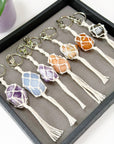 CRYSTAL MACRAME TASSEL