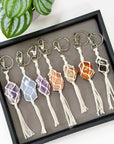 CRYSTAL MACRAME TASSEL