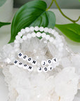 'MOON JOY' MOONSTONE 6mm - HANDMADE CRYSTAL BRACELET