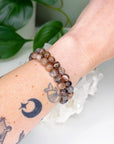 BLACK SUNSTONE 8mm - HANDMADE CRYSTAL BRACELET
