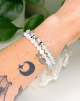RAINBOW MOONSTONE 6mm - HANDMADE CRYSTAL BRACELET