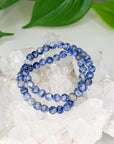 SODALITE 6mm - HANDMADE CRYSTAL BRACELET