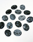 SNOWFLAKE OBSIDIAN THUMBSTONE