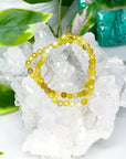 AFRICAN YELLOW OPAL (FACETED) 5mm - HANDMADE CRYSTAL BRACELET - 10 Dec Inventory, 5mm, bracelet, bracelet inventory check, cancer, crystal bracelet, faceted, fall-o-ween, fall-o-ween bracelets, gemini, handmade bracelet, jewelry, June 2025 inventory check, libra, market bracelet, opal, springtime, vernal vibes, Wearable, yellow, yellow opal - The Mineral Maven
