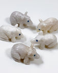 ALABASTER MOUSE (SMALL) - alabaster, crystal critter, mice, mouse, new critter drop, polished, polished stone - The Mineral Maven