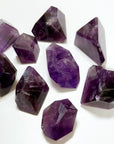 AMETHYST GEO SHAPE - amethyst, brazilian amethyst, crystals for beginners, freeform, geo, geo shape, geometric shape, spring things, winter solstice - The Mineral Maven