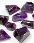 AMETHYST GEO SHAPE - amethyst, brazilian amethyst, crystals for beginners, freeform, geo, geo shape, geometric shape, spring things, winter solstice - The Mineral Maven