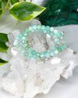 AUSTRALIAN CHRYSOPRASE (FACETED) 7mm - HANDMADE CRYSTAL BRACELET - 10 Dec Inventory, 7mm, bracelet, bracelet inventory check, cancer, cancer stack, chrysoprase, crystal bracelet, earth, faceted, fertility, Friday the 13th, gemini, gemini stack, green, handmade bracelet, jewelry, June 2025 inventory check, love gift bundle, market bracelet, mercury retrograde, mercury retrograde stack, mercury rx, mini, mini update, single bracelet, water, Wearable - The Mineral Maven