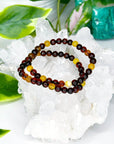 BALTIC AMBER 6mm - HANDMADE CRYSTAL BRACELET - 10 Dec Inventory, 6mm, amber, april astro, aquarius, aquarius stack, baltic amber, bracelet, bracelet inventory check, crystal bracelet, fall-o-ween, fall-o-ween bracelets, handmade bracelet, jewelry, June 2025 inventory check, market bracelet, may day/beltane, single bracelet, summer solstice, Wearable, yellow - The Mineral Maven