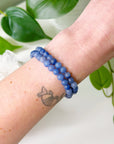 BLUE AVENTURINE 6mm - HANDMADE CRYSTAL BRACELET - 6mm, aventurine, blue, blue aventurine, bracelet, crystal bracelet, handmade bracelet, jewelry, June 2025 inventory check, market bracelet, water, Wearable - The Mineral Maven