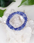 BLUE AVENTURINE 6mm - HANDMADE CRYSTAL BRACELET - 6mm, aventurine, blue, blue aventurine, bracelet, crystal bracelet, handmade bracelet, jewelry, June 2025 inventory check, market bracelet, water, Wearable - The Mineral Maven