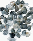 BLUE TARA QUARTZ TUMBLE - Black Friday sale, blue tara, blue tara quartz, nightshade quartz, pocket crystal, pocket crystals, pocket stone, quartz, tumble, tumbled, tumbled stone, tumbles - The Mineral Maven