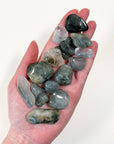 BLUE TARA QUARTZ TUMBLE - Black Friday sale, blue tara, blue tara quartz, nightshade quartz, pocket crystal, pocket crystals, pocket stone, quartz, tumble, tumbled, tumbled stone, tumbles - The Mineral Maven