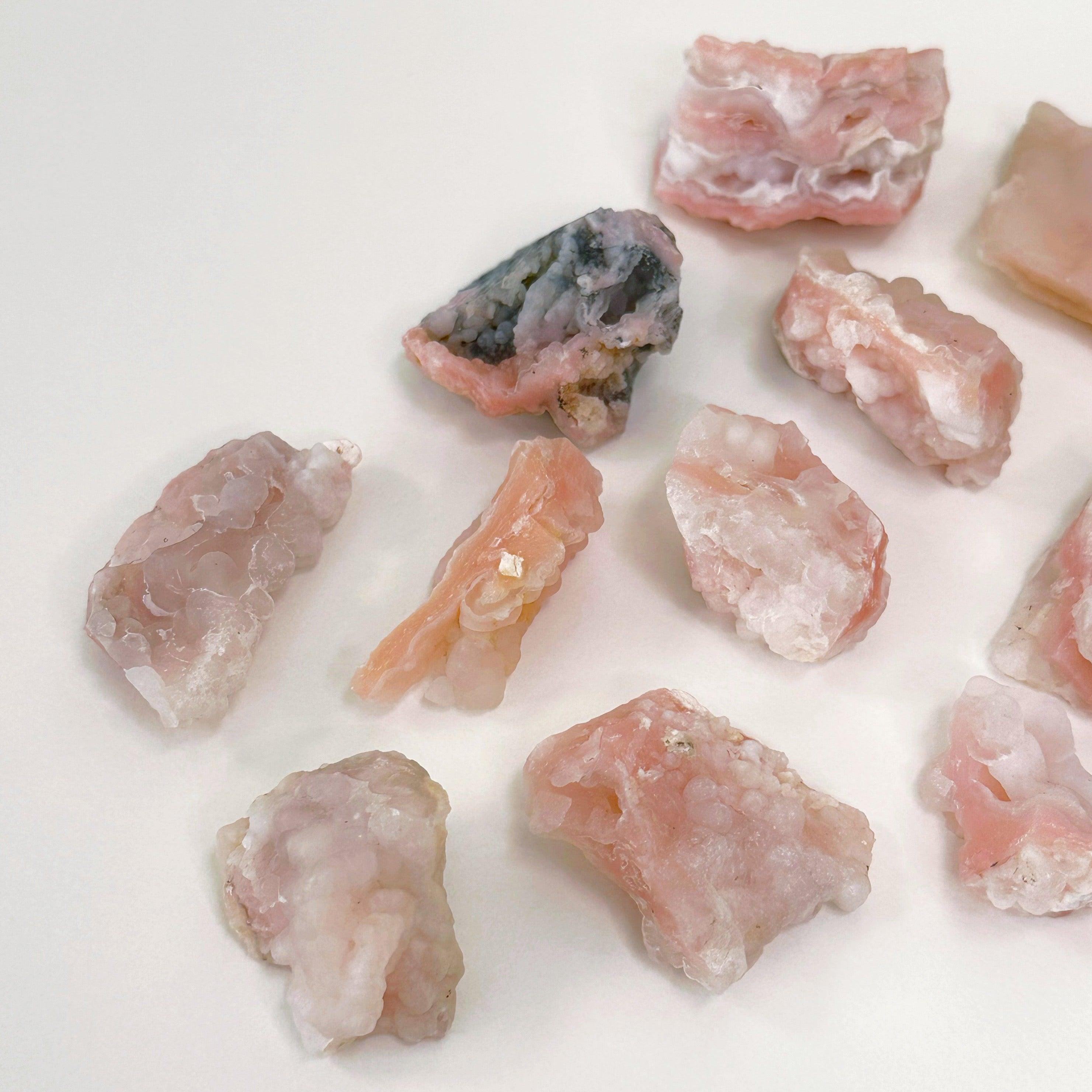 PINK OPAL TUMBLE - The Mineral Maven