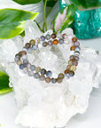 BOTSWANA AGATE 6mm - HANDMADE CRYSTAL BRACELET - 10 Dec Inventory, 6mm, agate, Botswana agate, bracelet, bracelet inventory check, brown, crystal bracelet, emotional support, fall-o-ween, fall-o-ween bracelets, fire, gemini, gemini stack, grey, handmade bracelet, jewelry, June 2025 inventory check, market bracelet, mixed colors, old stock bracelet, summer solstice, Wearable - The Mineral Maven