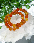 CARNELIAN 10mm - HANDMADE CRYSTAL BRACELET - 10 Dec Inventory, 10mm, april astro, aries, aries stack, bracelet, bracelet inventory check, cancer, cancer stack, career, carnelian, crystal bracelet, crystals for beginners, emotional support, fertility, fire, handmade bracelet, jewelry, June 2025 inventory check, leo, leo stack, Leo szn, market bracelet, may day/beltane, Orange, red, spring things, summer solstice, taurus, taurus stack, virgo, virgo stack, Wearable - The Mineral Maven