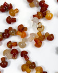 CARNELIAN MINI MUSHROOM - 33 bday, 444 sale, Black Friday sale, career, carnelian, crystals for beginners, emotional support, end of year sale, fertility, holiday sale, joy gift bundle, Leo szn, mushroom, new year sale, pocket crystal, pocket crystals, spring things - The Mineral Maven