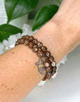 CHOCOLATE BRECCIATED JASPER 8mm - HANDMADE CRYSTAL BRACELET - 8mm, bracelet, career, crystal bracelet, crystals for beginners, earth, handmade bracelet, jewelry, market bracelet, summerween collection, Wearable - The Mineral Maven