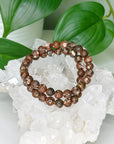 CHOCOLATE BRECCIATED JASPER 8mm - HANDMADE CRYSTAL BRACELET - 8mm, bracelet, career, crystal bracelet, crystals for beginners, earth, handmade bracelet, jewelry, market bracelet, summerween collection, Wearable - The Mineral Maven