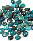 CHRYSOCOLLA SHATTUCKITE TUMBLE - Black Friday sale, chrysocolla, pocket crystal, pocket stone, shattuckite, spring things, tumble, tumbled stone, tumbles - The Mineral Maven