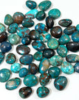 CHRYSOCOLLA SHATTUCKITE TUMBLE - Black Friday sale, chrysocolla, pocket crystal, pocket stone, shattuckite, spring things, tumble, tumbled stone, tumbles - The Mineral Maven