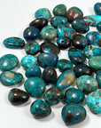 CHRYSOCOLLA SHATTUCKITE TUMBLE - Black Friday sale, chrysocolla, pocket crystal, pocket stone, shattuckite, spring things, tumble, tumbled stone, tumbles - The Mineral Maven