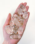 CLEAR QUARTZ POINT TUMBLE - Black Friday sale, clear quartz, crystals for beginners, pocket crystal, pocket crystals, pocket stone, quartz, tumble, tumbled, tumbled stone, tumbles, winter solstice - The Mineral Maven
