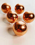 COPPER MINI SPHERE - Black Friday sale, copper, metal, polished, sphere - The Mineral Maven
