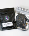 CRYSTAL CHIP BAGGIE - black onyx, black tourmaline, carnelian, chips, crystal chips, crystal grid, crystal grids, energy tool, garnet, green quartz, grid, gridding, prehnite, quartz, rainbow moonstone, white moonstone, white quartz - The Mineral Maven