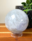 DRUZY AGATE SPHERE 3 - agate, Black Friday sale, druzy agate, googly agate, googly eye, googly eye agate, one of a kind, sphere, statement piece - The Mineral Maven