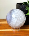 DRUZY AGATE SPHERE 4 - agate, Black Friday sale, druzy agate, googly agate, googly eye, googly eye agate, one of a kind, sphere, statement piece - The Mineral Maven