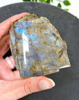 ELECTRIC BLUE MOONSTONE 1 (WISCONSIN) - Black Friday sale, blue moonstone, electric blue moonstone, moonstone, once in a blue moon, one of a kind, Wisconsin moonstone - The Mineral Maven