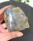 ELECTRIC BLUE MOONSTONE 1 (WISCONSIN) - Black Friday sale, blue moonstone, electric blue moonstone, moonstone, once in a blue moon, one of a kind, Wisconsin moonstone - The Mineral Maven