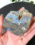 ELECTRIC BLUE MOONSTONE 1 (WISCONSIN) - Black Friday sale, blue moonstone, electric blue moonstone, moonstone, once in a blue moon, one of a kind, Wisconsin moonstone - The Mineral Maven