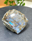 ELECTRIC BLUE MOONSTONE 1 (WISCONSIN) - Black Friday sale, blue moonstone, electric blue moonstone, moonstone, once in a blue moon, one of a kind, Wisconsin moonstone - The Mineral Maven