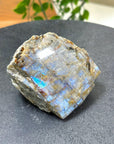 ELECTRIC BLUE MOONSTONE 1 (WISCONSIN) - Black Friday sale, blue moonstone, electric blue moonstone, moonstone, once in a blue moon, one of a kind, Wisconsin moonstone - The Mineral Maven