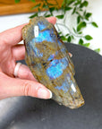 ELECTRIC BLUE MOONSTONE 2 (WISCONSIN) - Black Friday sale, blue moonstone, electric blue moonstone, moonstone, once in a blue moon, one of a kind, Wisconsin moonstone - The Mineral Maven