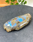 ELECTRIC BLUE MOONSTONE 2 (WISCONSIN) - Black Friday sale, blue moonstone, electric blue moonstone, moonstone, once in a blue moon, one of a kind, Wisconsin moonstone - The Mineral Maven