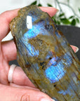 ELECTRIC BLUE MOONSTONE 2 (WISCONSIN) - Black Friday sale, blue moonstone, electric blue moonstone, moonstone, once in a blue moon, one of a kind, Wisconsin moonstone - The Mineral Maven