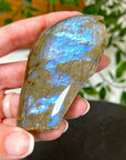 ELECTRIC BLUE MOONSTONE 3 (WISCONSIN) - Black Friday sale, blue moonstone, electric blue moonstone, moonstone, once in a blue moon, one of a kind, Wisconsin moonstone - The Mineral Maven