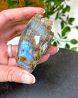 ELECTRIC BLUE MOONSTONE 4 (WISCONSIN) - Black Friday sale, blue moonstone, electric blue moonstone, moonstone, once in a blue moon, one of a kind, Wisconsin moonstone - The Mineral Maven